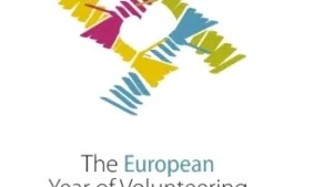 European Voluntary Year' logo