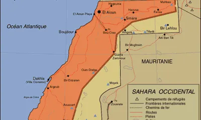 Mapa del Sàhara Occidental