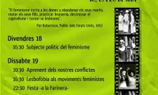 Cartell de l'Escola Feminista d'Estiu 