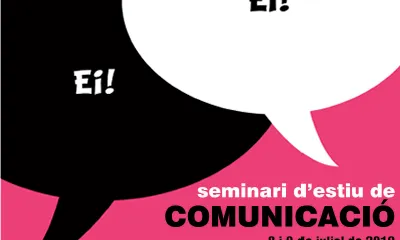 Imatge del díptic del Seminari de Comunicació