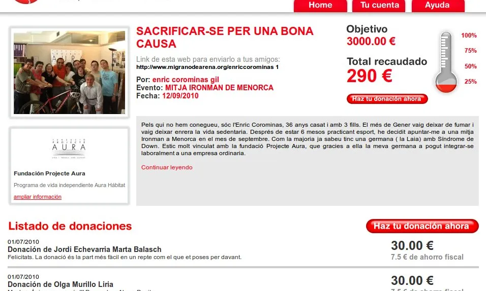 Plana d'un projecte amb el que podem col·laborar