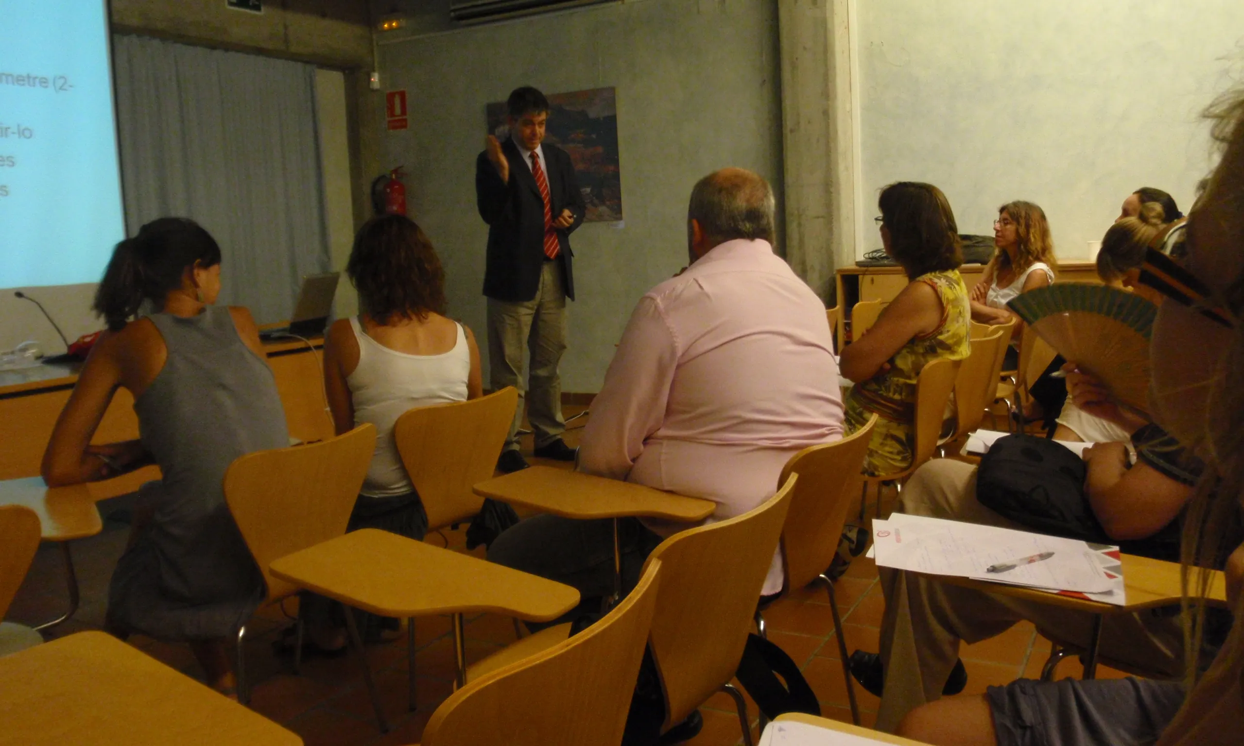 Intervenció de Josep Maria Brugués al Seminari d'estiu de Comunicació