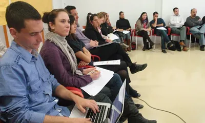 Participants de la primera sessió de la formació a Tarragona