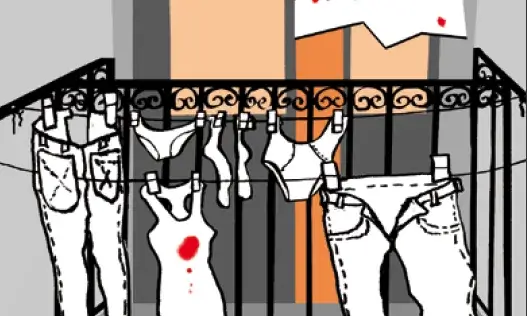 Portada del díptic del Concurs per l'eradicació de la violència masclista