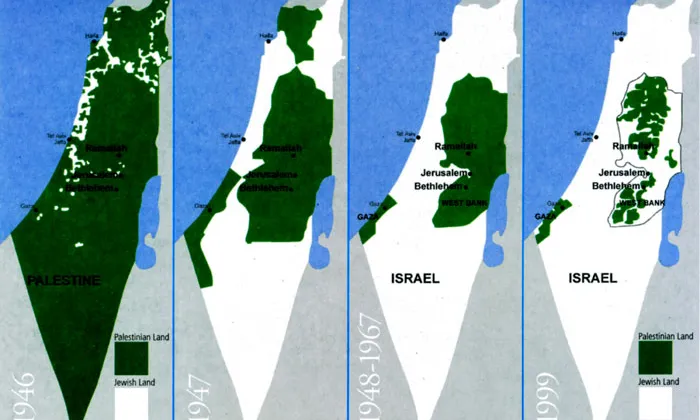 Palestine - Israel map