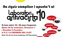 Cartell Laboratori Antiracista 2010