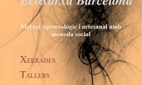 Cartell de la 1a Fira d'Intercanvi de l'Ecoxarxa de Barcelona