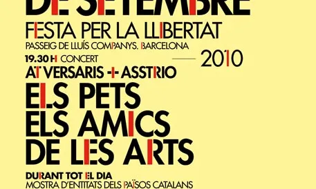 Cartell onze setembre 2010