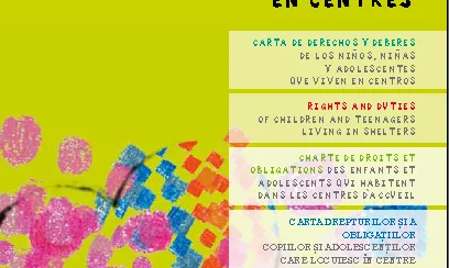 Portada de la Carta de drets i deures dels nens, nenes i adolescents que viuen e