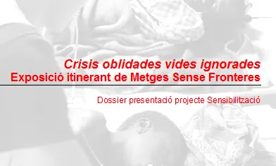 Imatge del Dossier de l'exposició Itinerant "Crisis oblidades"