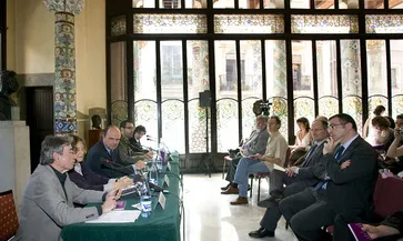 Fotografia de la presentació del codi