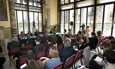 Fotografia de la presentació del codi