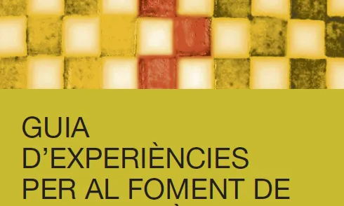 Portada de la "Guia d'experiències per al foment de la convivència"