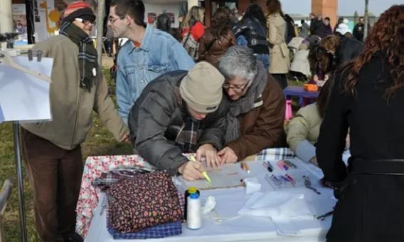 Foto de la jornada solidària d'AMPANS i extreta de ManresaInfo.cat