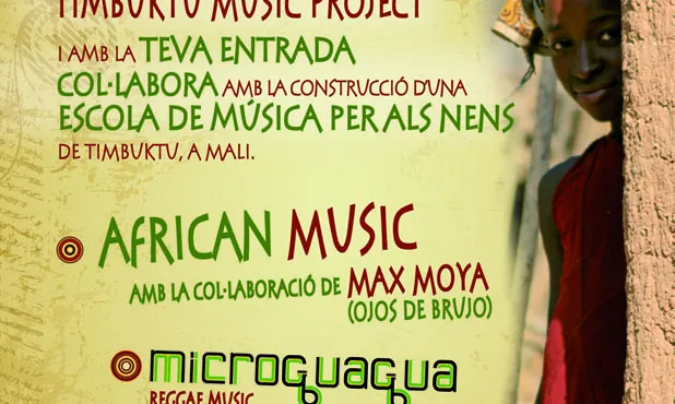 Cartell del Concert Solidari de Timbuktu Music Project