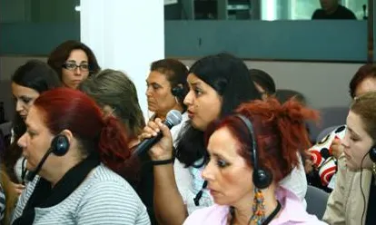 Imatge de les assistents al I Congrés Internacional de Dones Gitanes
