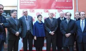 Acte d'inauguració de la Marató de Donació de Sang de Barcelona 2011