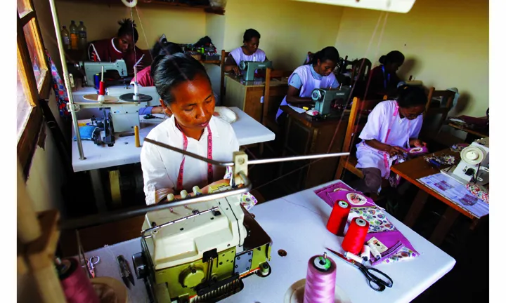 Dones treballadores de la cooperativa