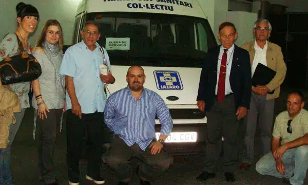 El vehicle de transport adaptat que s'ha lliurat a La Muralla