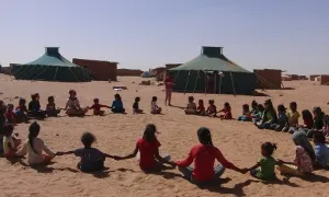 Camp de solidaritat al Sàhara, imatge del web de COMSOC www.coneixmon.org.