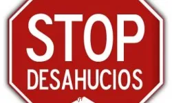 Imatge de la campanya d'aturada de desnonaments. Font: Plataforma d'Afectats per