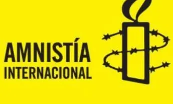 Logo of Amnesty International.