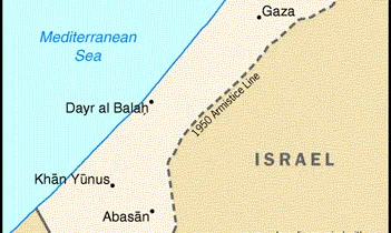 Gaza map.