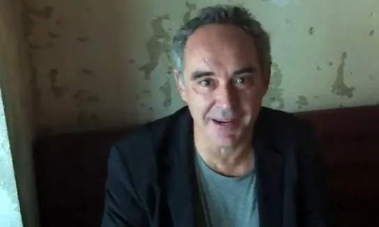 Ferran Adrià en el video promocional del projecte