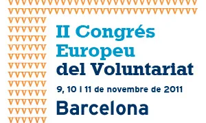 Bàner del II Congrés Europeu del Voluntariat