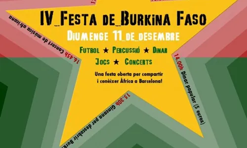Festa - Diada de Burkina Faso