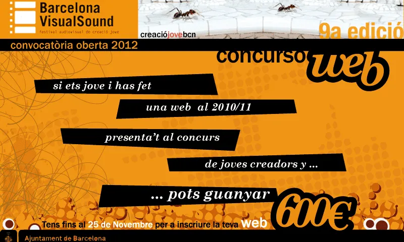 Flyer Barcelona VisualSound 2012 Flyer Barcelona VisualSound 2012