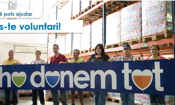 Voluntaris del Gran Recapte d'Aliments. Font: Fundació Banc dels Aliments