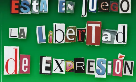 Està en lloc la llibertat d'expressió. Imatge d'Actuable.es