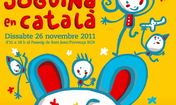 Cartell de la Festa per al joc i la joguina en català 2011