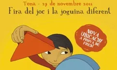 Cartell de la Fira del joc i la joguina diferent de Tona 2011