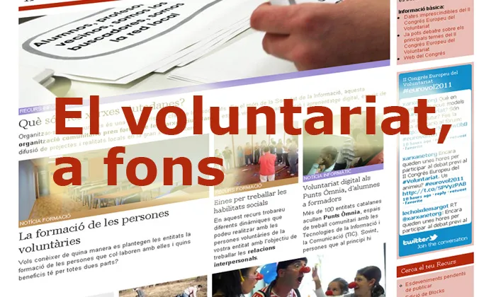 El voluntariat, a fons