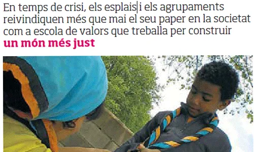 Article “Lleure i valors, Ensenyar ciutadania”