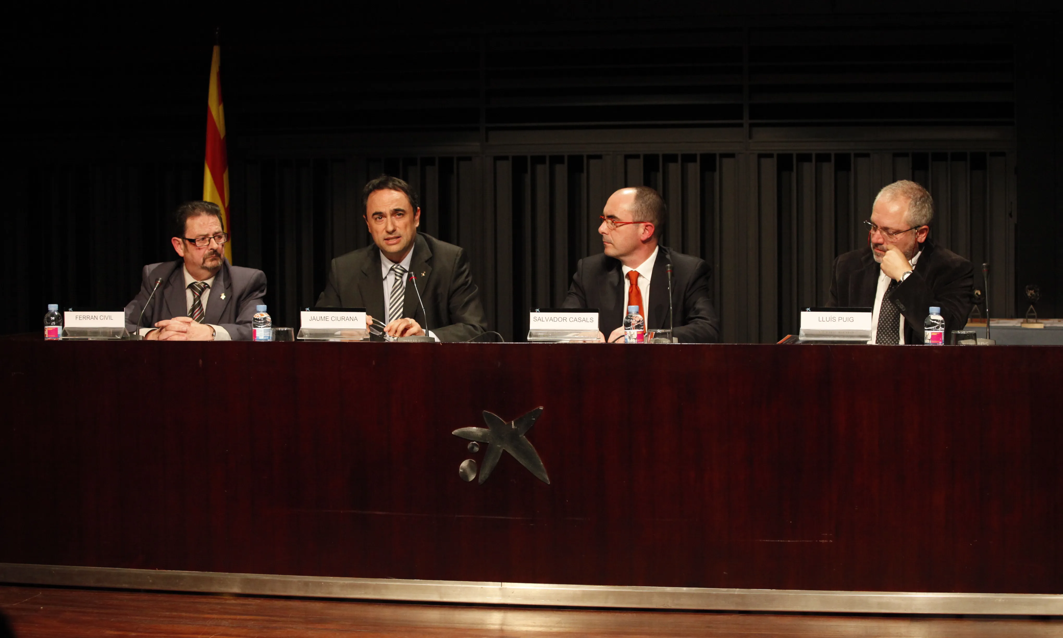 Ferran Civil, Jaume Ciurana, Salvador Casals i Lluís Puig