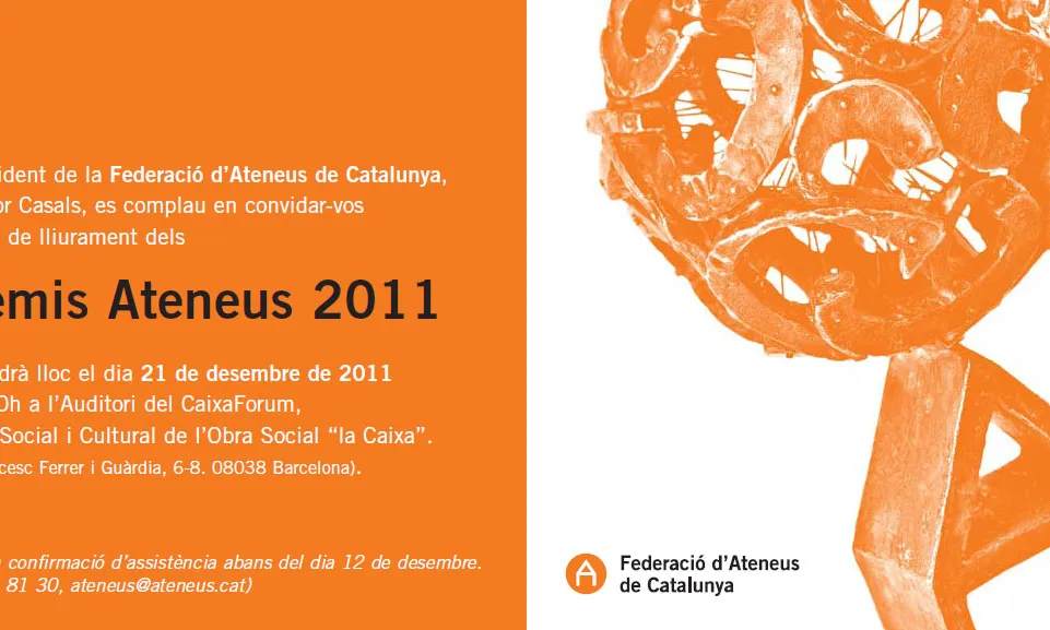 Invitació Premis Ateneus