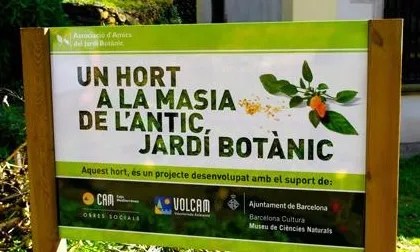 Masia de l'antic jardí botànic