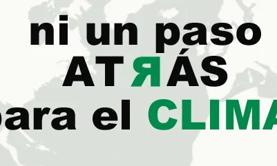 "Ni un paso atrás para el clima", campanya de WWF