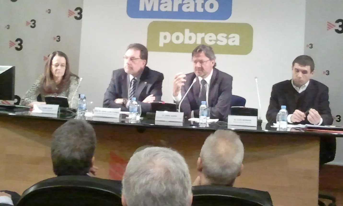 Carme Basté, Josep Lluís Cleries, Enric Marín i Lluís Bernabé