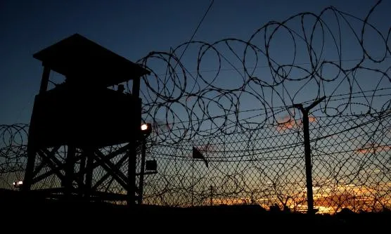 Foto de les parets de Guantánamo. Amnistia Internacional