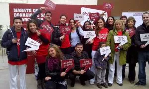 Donants de la marató de Barcelona. Font: Banc de Sang i Teixits