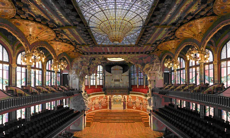 Interior del Palau de la Música catalana