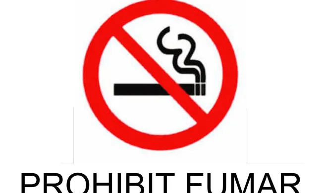 logo de prohibit fumar
