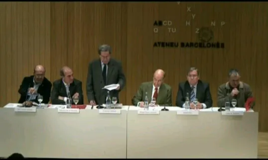Imatge del video de l'acte del Missatge dels Quatre Presidents 