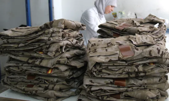 Producció de roba de treball al Marroc