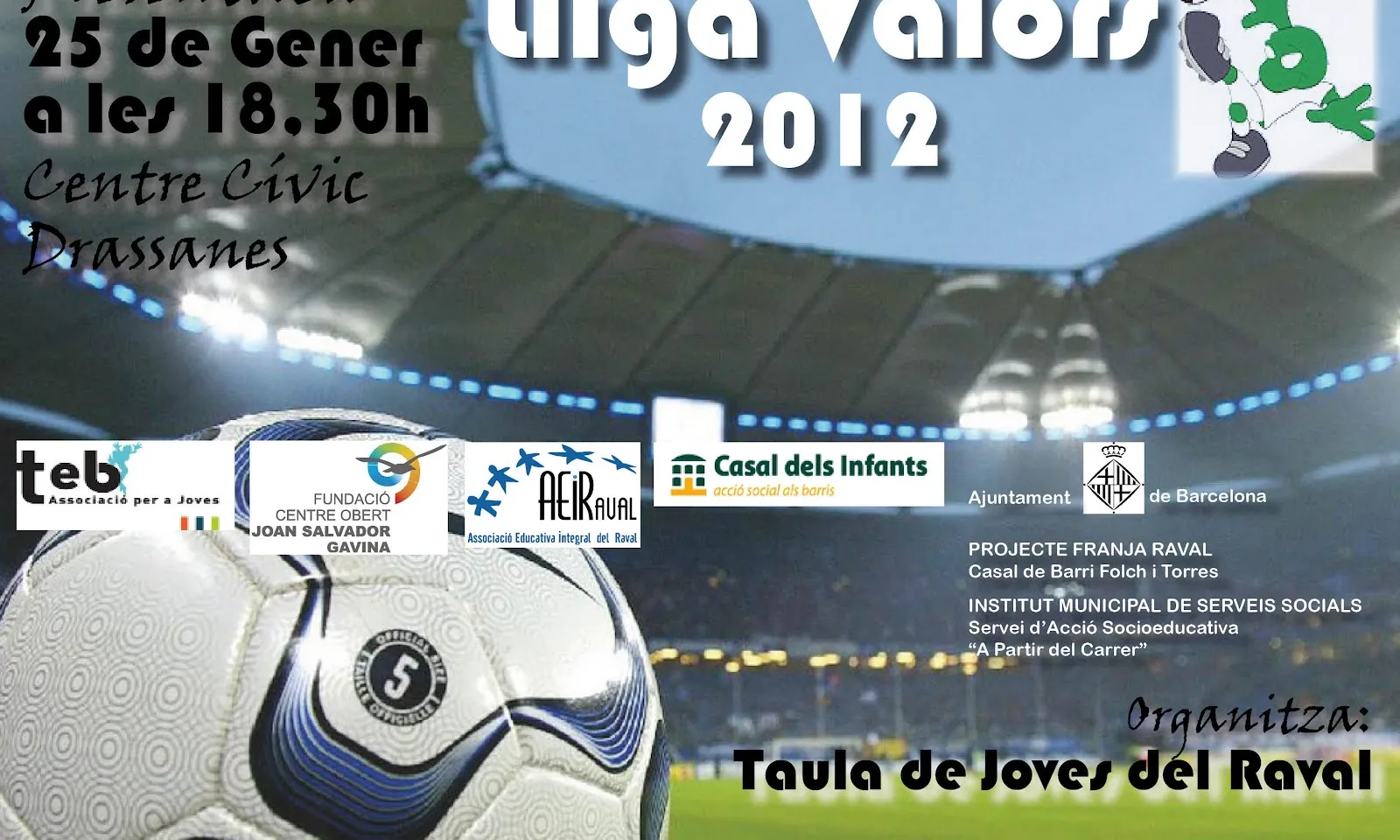 Cartell Lliga Valors 2012