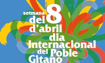 imatge del díptic del 8 d'abril del Dia Internacional del Poble Gitano